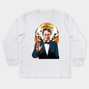 Ang Lee - An illustration by Paul Cemmick Kids Long Sleeve T-Shirt